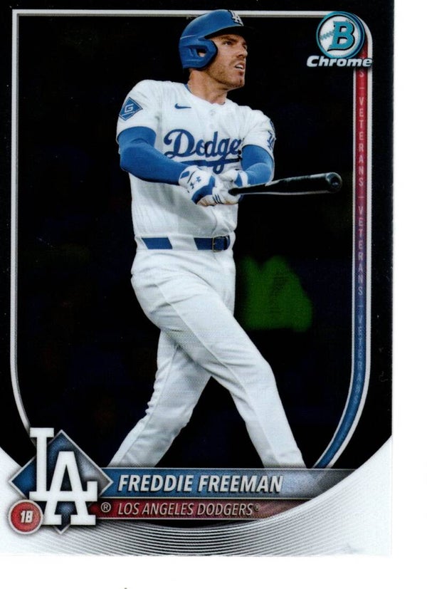 Bowman Chrome 2025 #33 Freddie Freeman, Los Angeles Dodgers