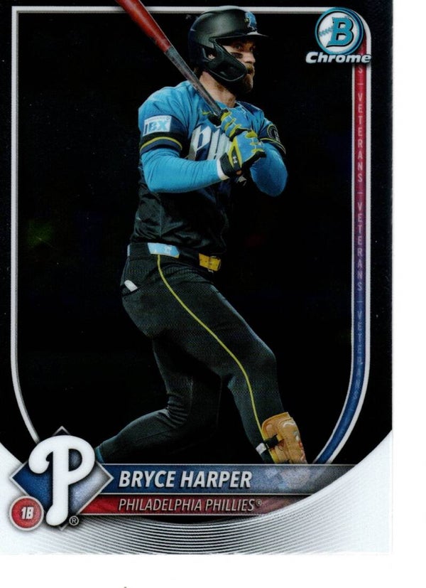 Bowman Chrome 2025 #37 Bryce Harper, Philadelphia Phillies
