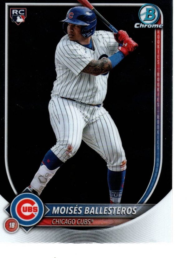 Bowman Chrome 2025 #42 Moisés Ballesteros, Chicago Cubs RC