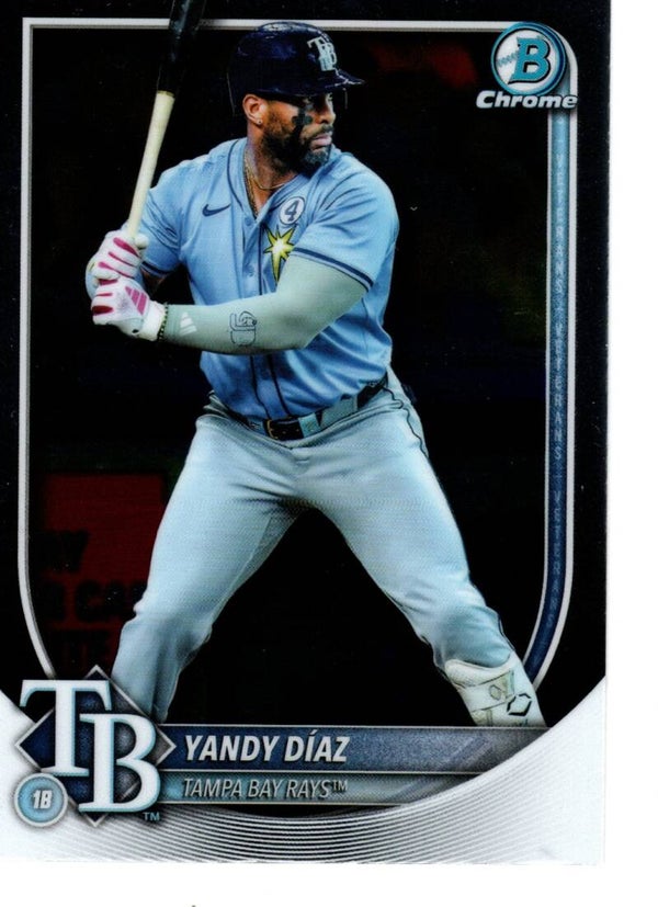 Bowman Chrome 2025 #43 Yandy Díaz, Tampa Bay Rays