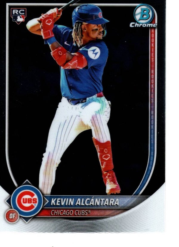 Bowman Chrome 2025 #44 Kevin Alcántara, Chicago Cubs RC