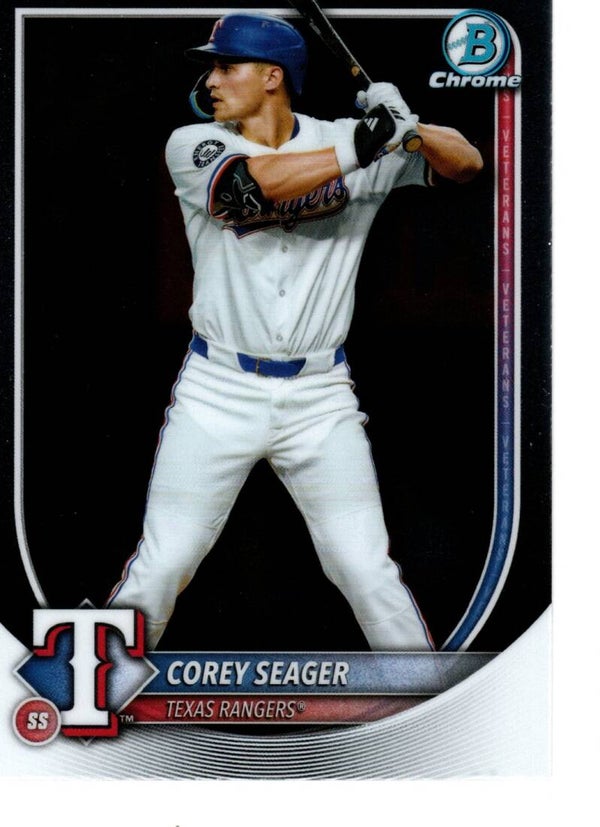 Bowman Chrome 2025 #45 Corey Seager, Texas Rangers