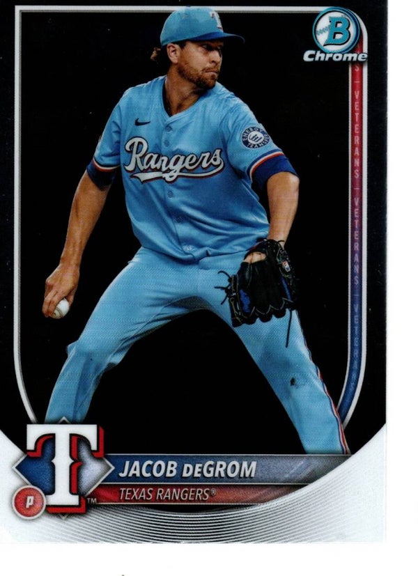Bowman Chrome 2025 #47 Jacob deGrom, Texas Rangers