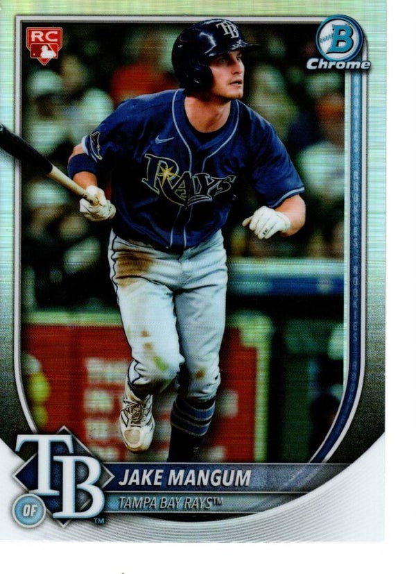 Bowman Chrome 2025 #50 Jake Mangum, Tampa Bay Rays Red RC