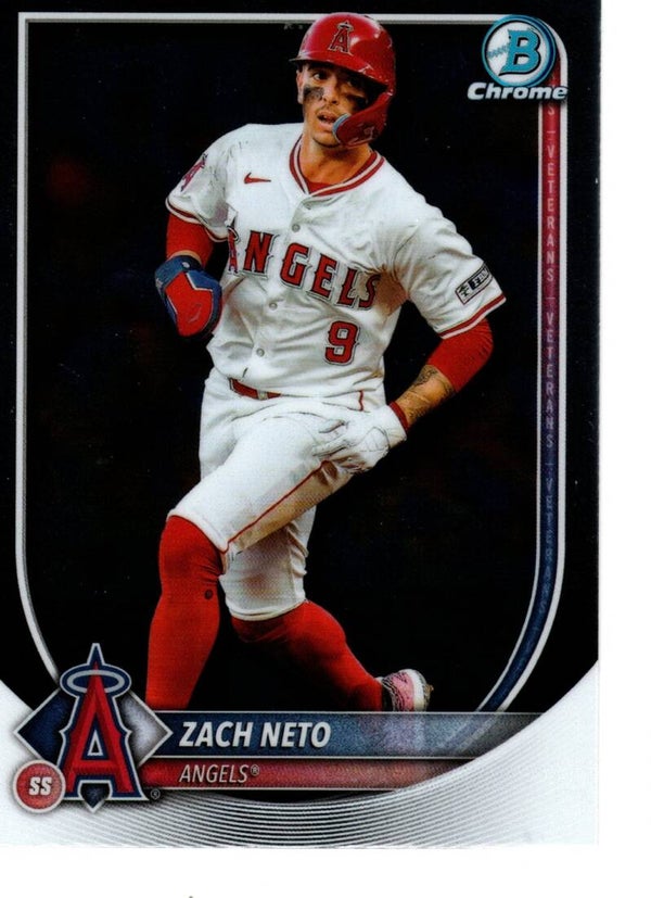 Bowman Chrome 2025 #55 Zach Neto, Los Angeles Angels
