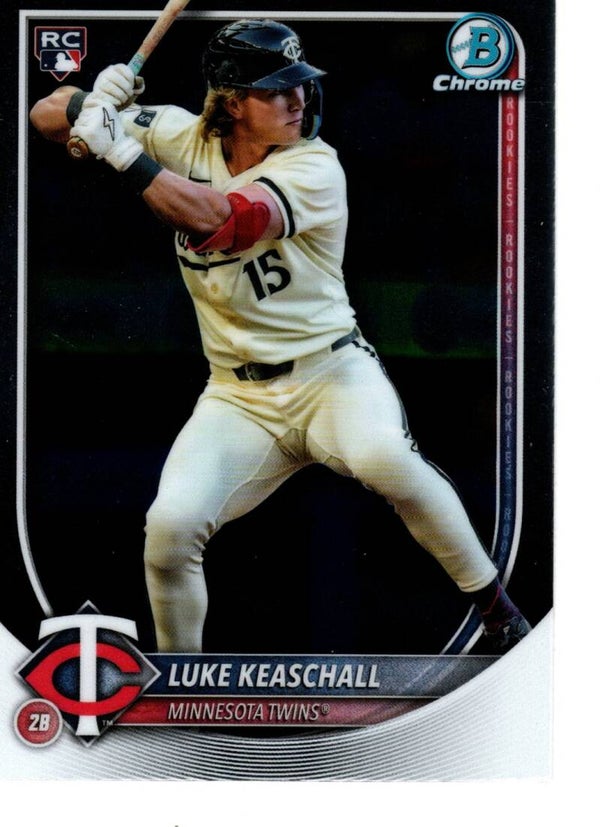 Bowman Chrome 2025 #61 Luke Keaschall, Minnesota Twins RC