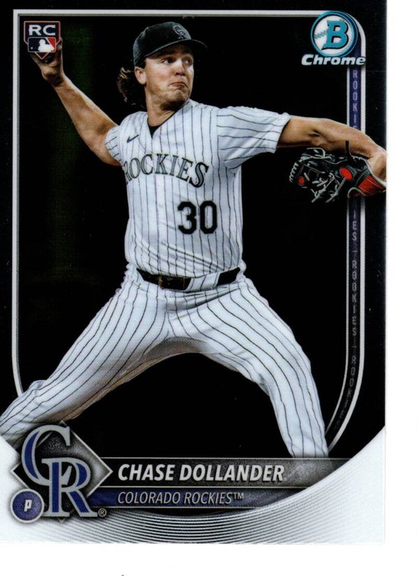 Bowman Chrome 2025 #62 Chase Dollander, Colorado Rockies RC