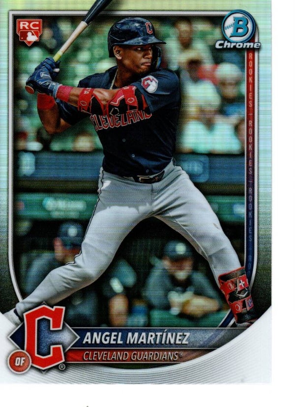 Bowman Chrome 2025 #68 Angel Martínez, Cleveland Guardians Red RC
