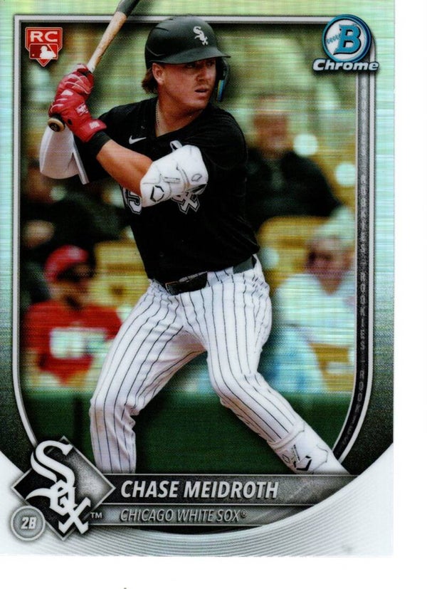 Bowman Chrome 2025 #71 Chase Meidroth, Chicago White Sox Red RC
