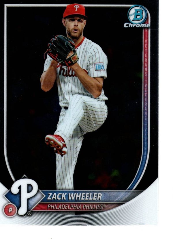 Bowman Chrome 2025 #72 Zack Wheeler, Philadelphia Phillies