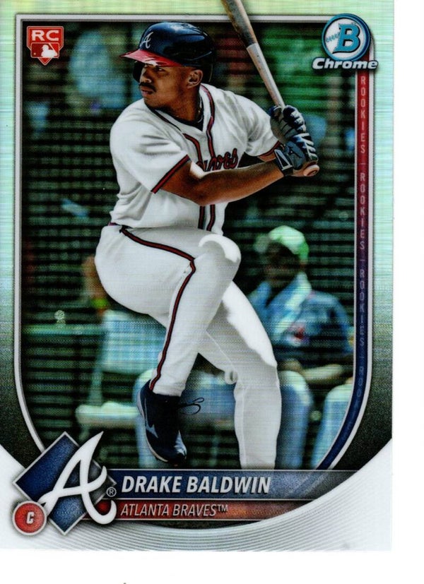 Bowman Chrome 2025 #75 Drake Baldwin, Atlanta Braves Red RC