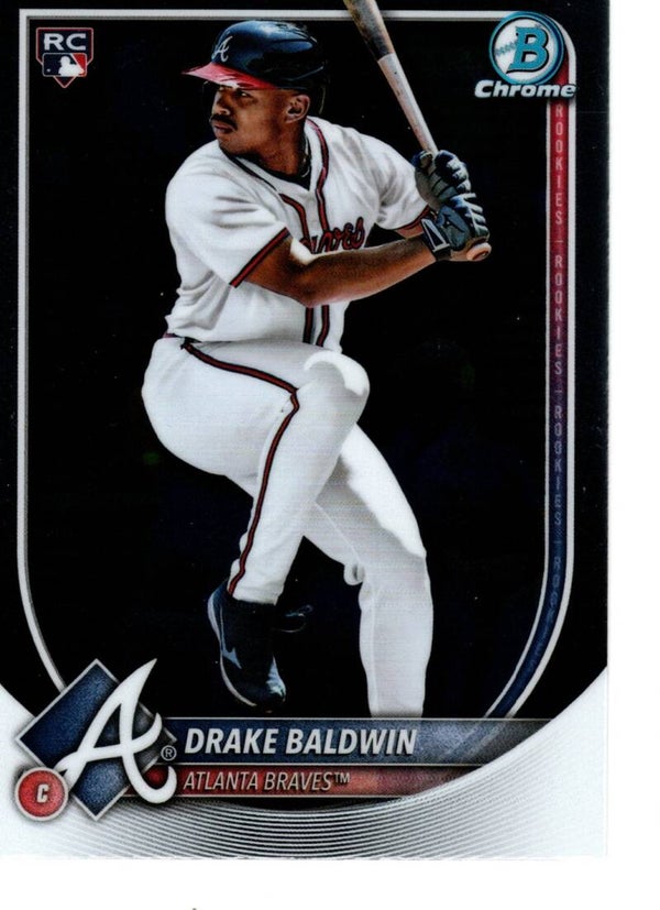 Bowman Chrome 2025 #75 Drake Baldwin, Atlanta Braves RC