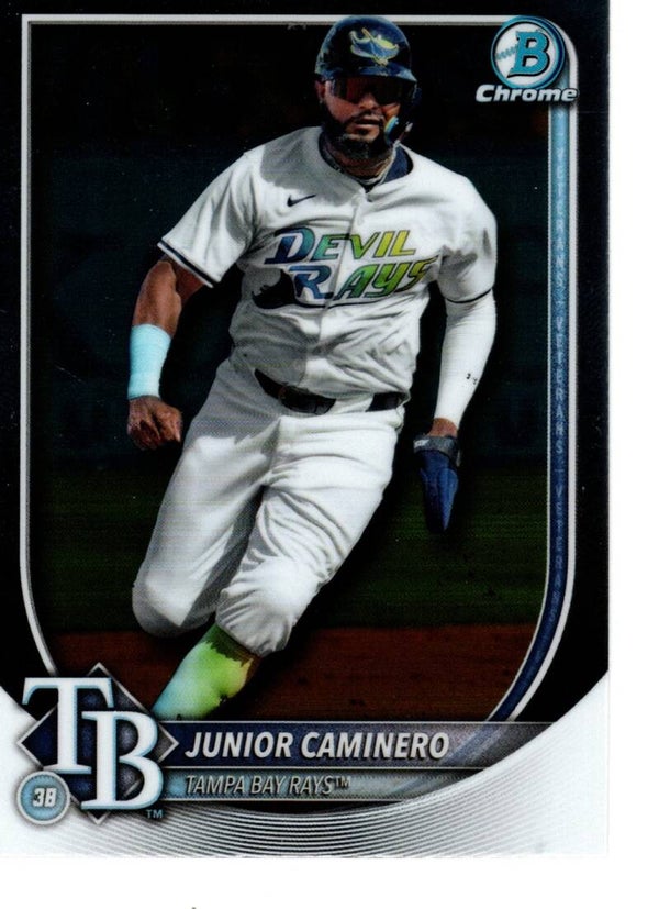 Bowman Chrome 2025 #80 Junior Caminero, Tampa Bay Rays