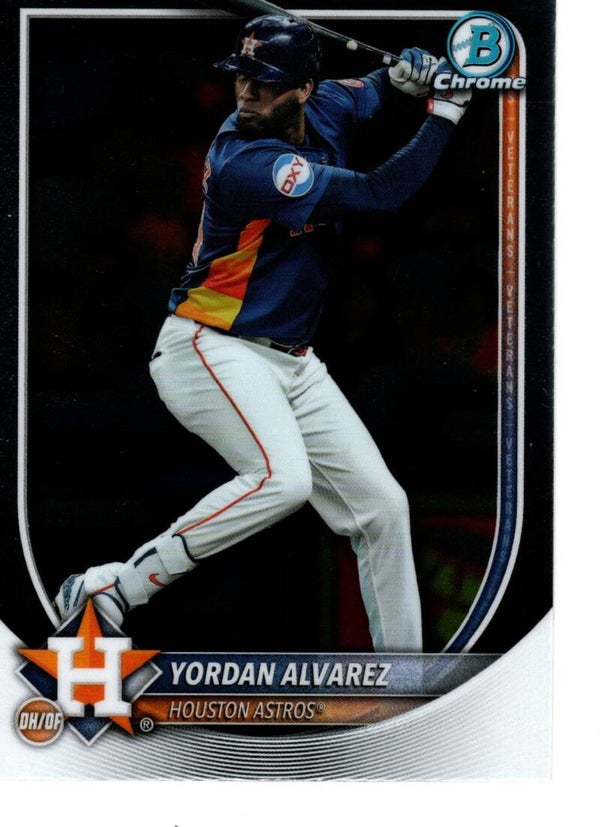 Bowman Chrome 2025 #81 Yordan Alvarez, Houston Astros