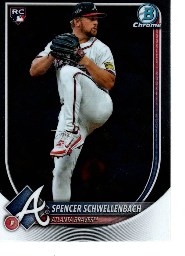 Bowman Chrome 2025 #84 Spencer Schwellenbach, Atlanta Braves RC
