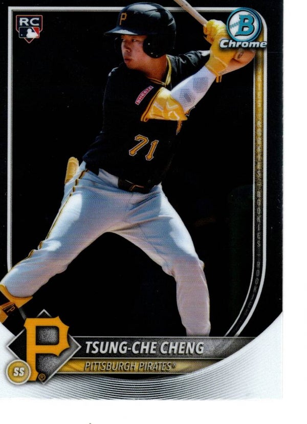 Bowman Chrome 2025 #86 Tsung-Che Cheng, Pittsburgh Pirates RC