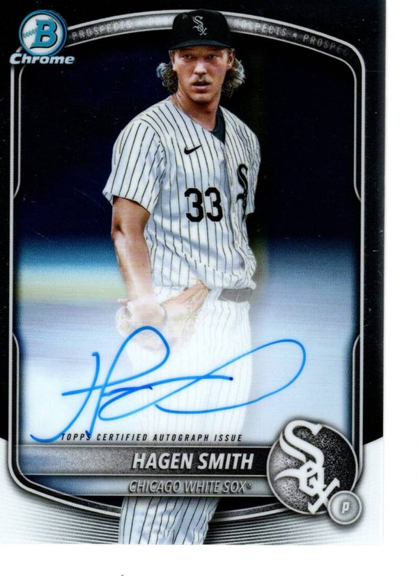 Bowman Chrome 2025 Auto #CPA-HS Hagen Smith, Chicago White Sox
