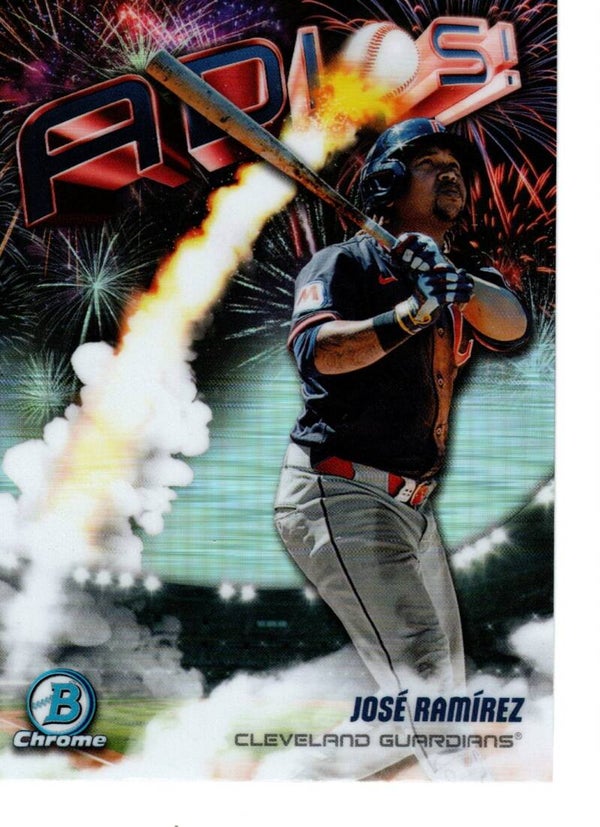 Bowman Chrome 2025 Adios #AD-1 José Ramírez, Cleveland Guardians