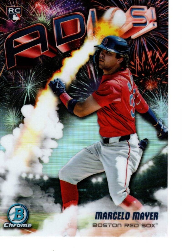 Bowman Chrome 2025 Adios #AD-2 Marcelo Mayer, Boston Red Sox RC