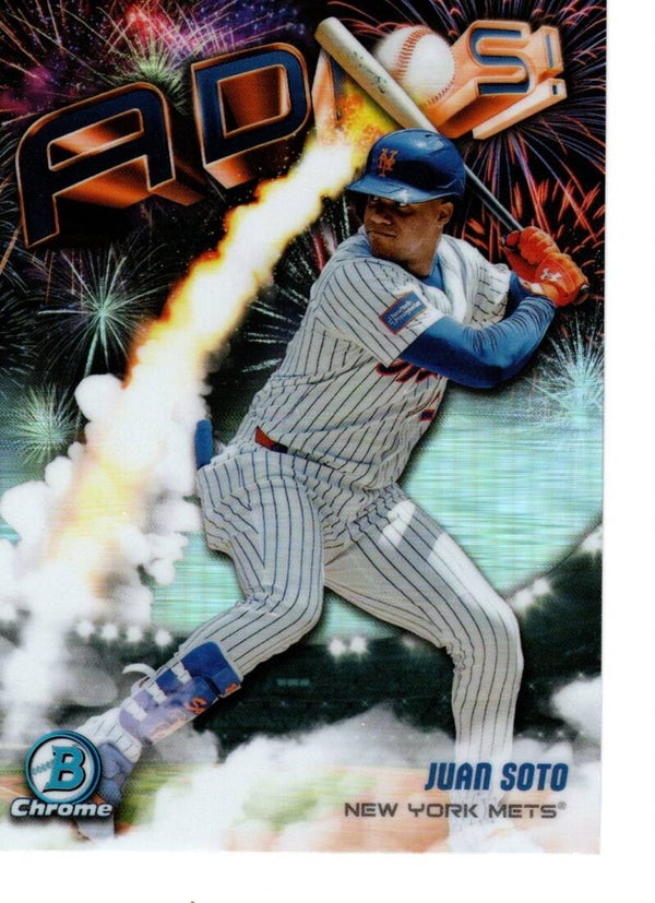 Bowman Chrome 2025 Adios #AD-6 Juan Soto, New York Mets