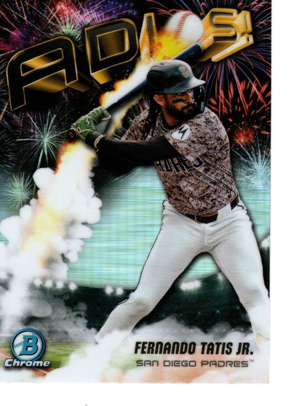 Bowman Chrome 2025 Adios #AD-7 Fernando Tatis Jr., San Diego Padres
