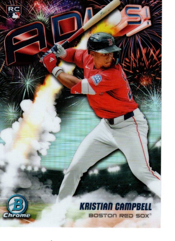 Bowman Chrome 2025 Adios #AD-8 Kristian Campbell, Boston Red Sox RC