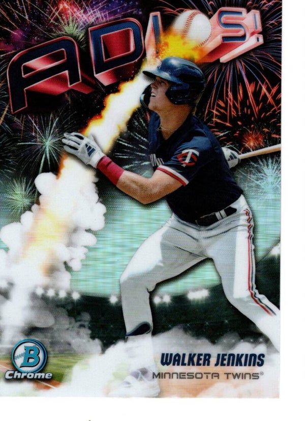 Bowman Chrome 2025 Adios #AD-13 Walker Jenkins, Minnesota Twins