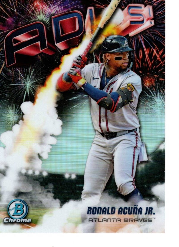 Bowman Chrome 2025 Adios #AD-14 Ronald Acuña Jr., Atlanta Braves