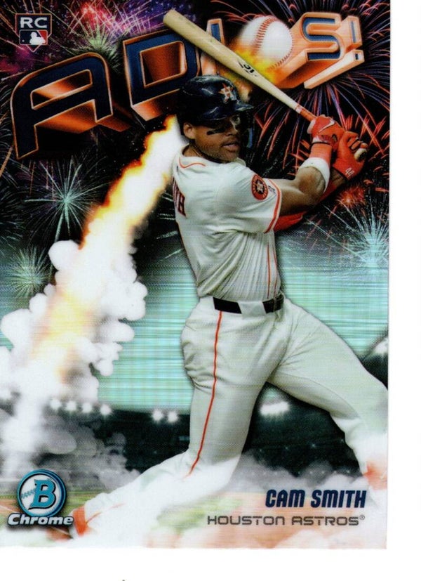 Bowman Chrome 2025 Adios #AD-18 Cam Smith, Houston Astros RC