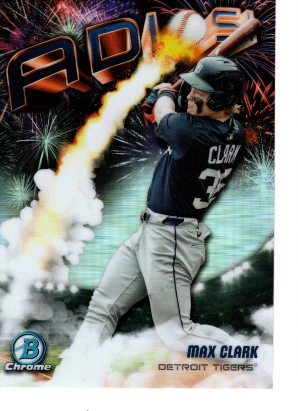 Bowman Chrome 2025 Adios #AD-20 Max Clark, Detroit Tigers