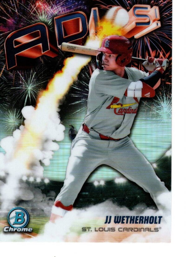 Bowman Chrome 2025 Adios #AD-24 JJ Wetherholt, St. Louis Cardinals