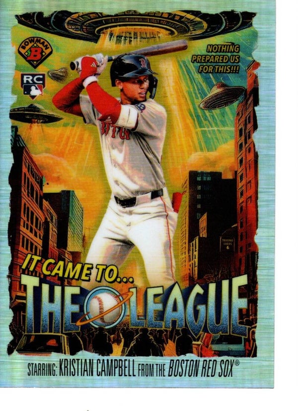 Bowman Chrome 2025 It Came To The League #IT-3 Kristian Campbell, Boston Red Sox RC