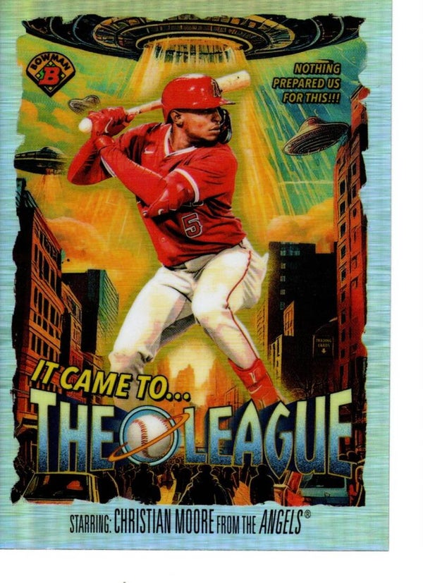 Bowman Chrome 2025 It Came To The League #IT-6 Christian Moore, Los Angeles Angels