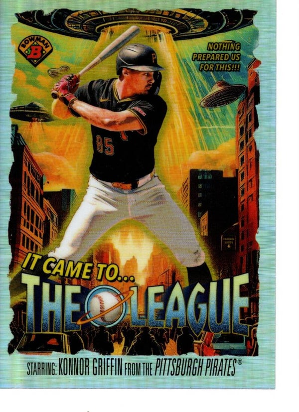 Bowman Chrome 2025 It Came To The League #IT-8 Konnor Griffin, Pittsburgh Pirates