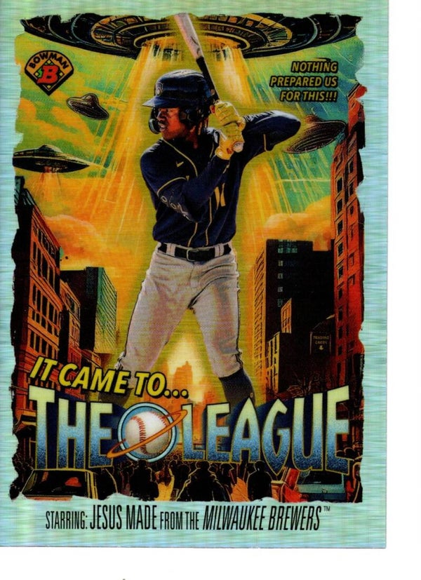 Bowman Chrome 2025 It Came To The League #IT-14 Jesus Made, Milwaukee Brewers