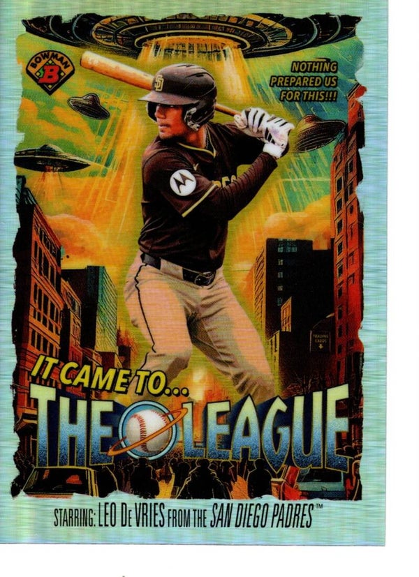 Bowman Chrome 2025 It Came To The League #IT-17 Leo De Vries, San Diego Padres