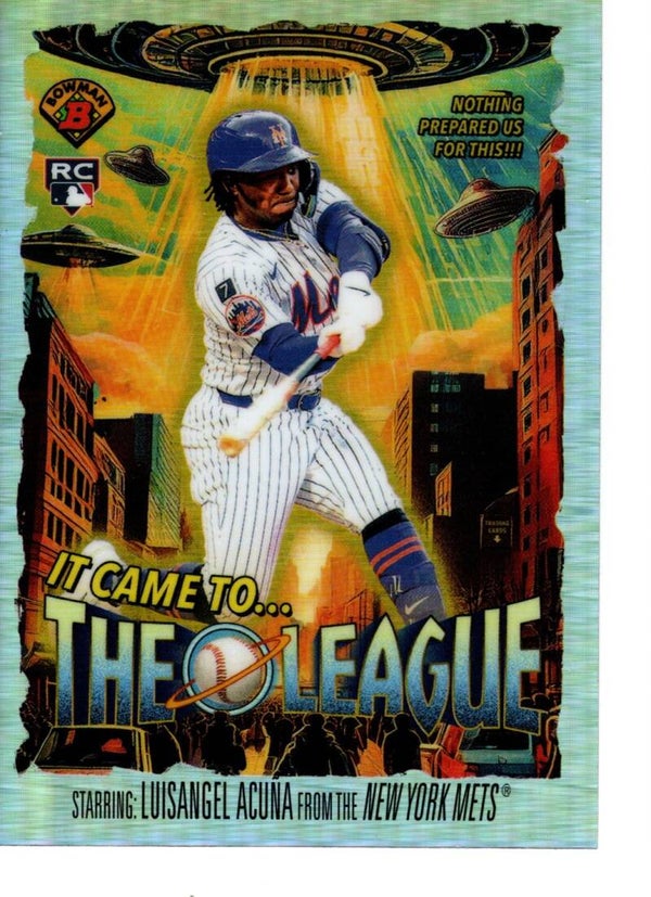 Bowman Chrome 2025 It Came To The League #IT-18 Luisangel Acuña, New York Mets RC