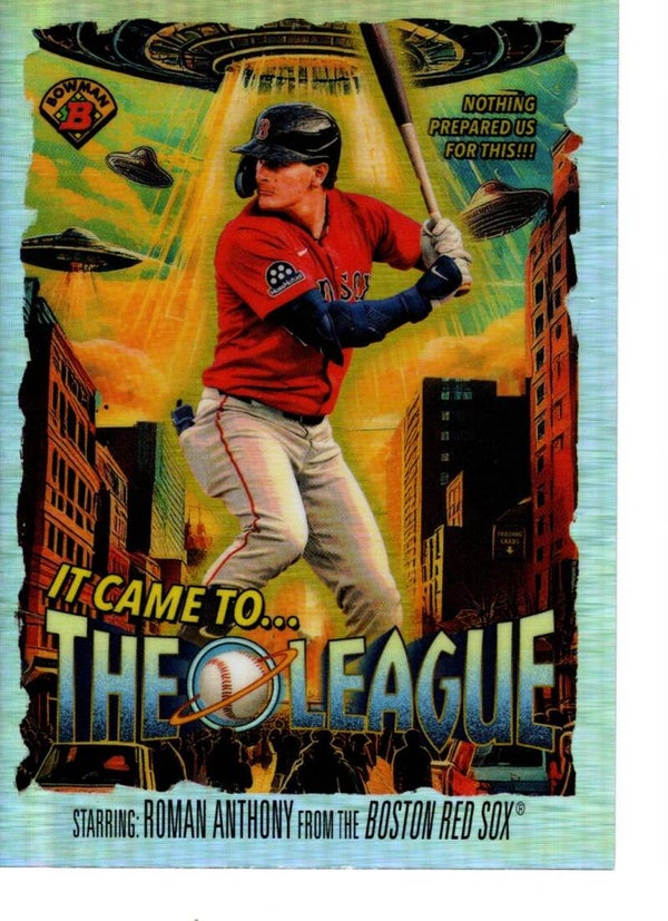Bowman Chrome 2025 It Came To The League #IT-19 Roman Anthony, Boston Red Sox