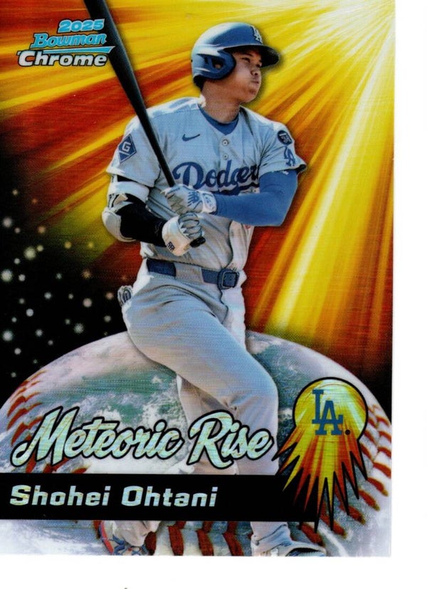 Bowman Chrome 2025 Meteoric Rise #MR-12 Shohei Ohtani, Los Angeles Dodgers