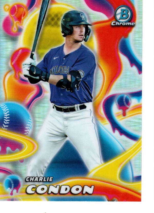 Bowman Chrome 2025 Melt Mashers #MM-11 Charlie Condon, Colorado Rockies