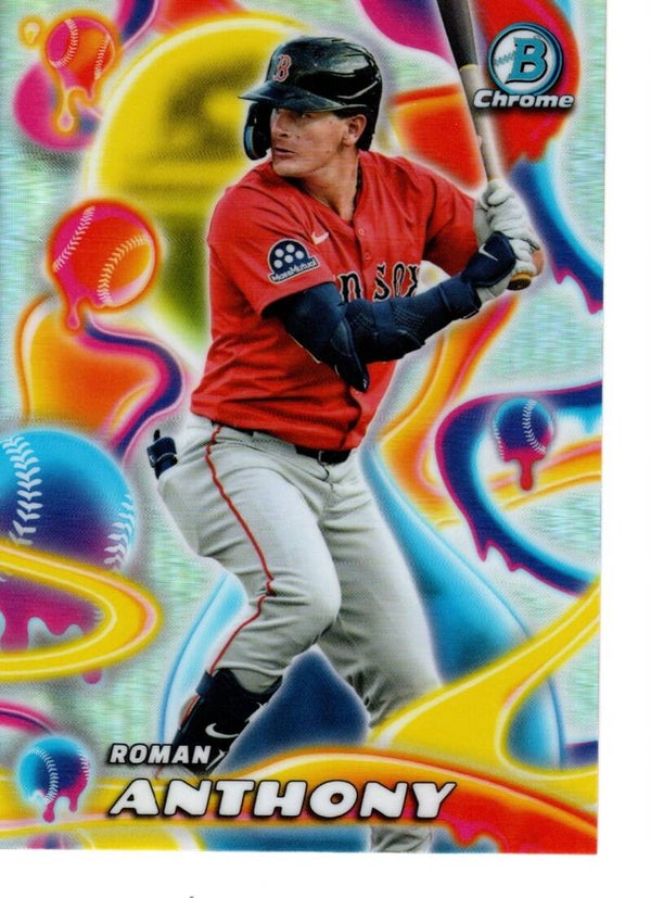Bowman Chrome 2025 Melt Mashers #MM-13 Roman Anthony, Boston Red Sox