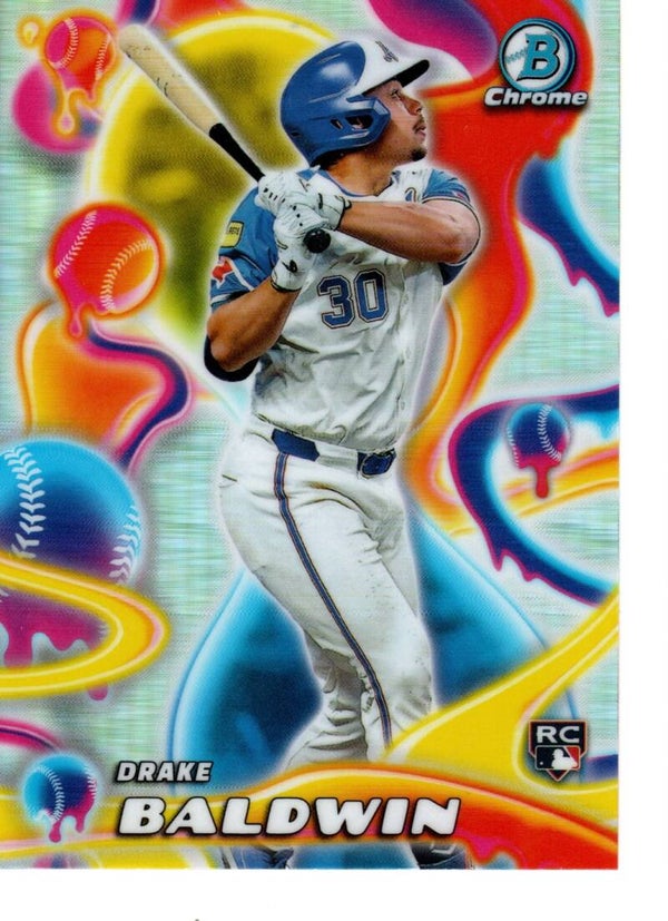 Bowman Chrome 2025 Melt Mashers #MM-19 Drake Baldwin, Atlanta Braves RC