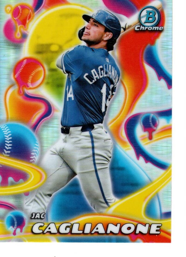 Bowman Chrome 2025 Melt Mashers #MM-24 Jac Caglianone, Kansas City Royals