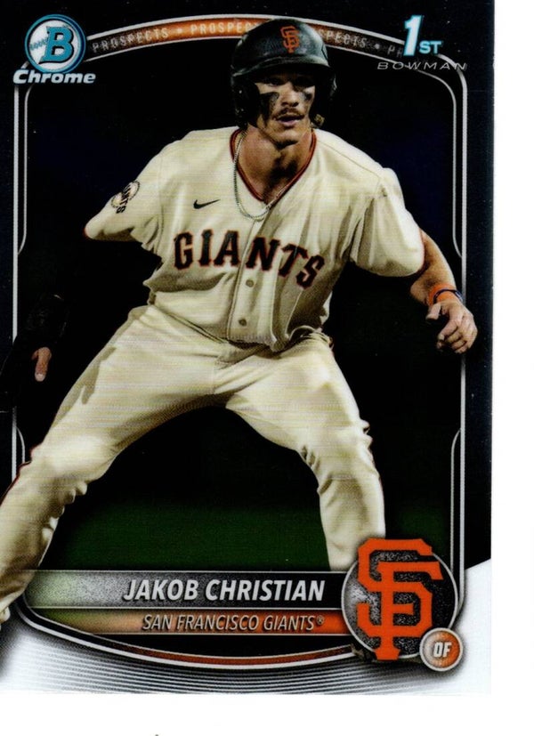 Bowman Chrome 2025 Prospects #BCP-157 Jakob Christian, San Francisco Giants