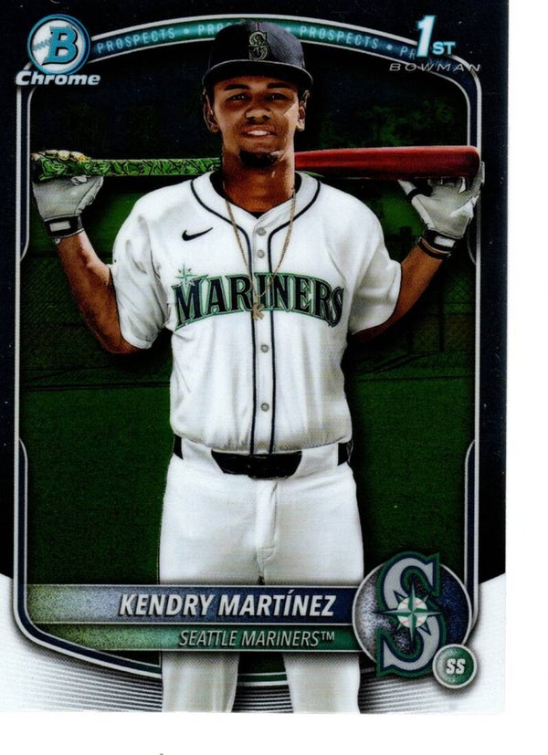 Bowman Chrome 2025 Prospects #BCP-159 Kendry Martínez, Seattle Mariners