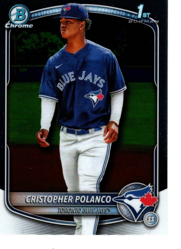 Bowman Chrome 2025 Prospects #BCP-162 Cristopher Polanco, Toronto Blue Jays