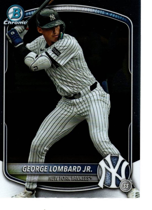 Bowman Chrome 2025 Prospects #BCP-164 George Lombard Jr., New York Yankees