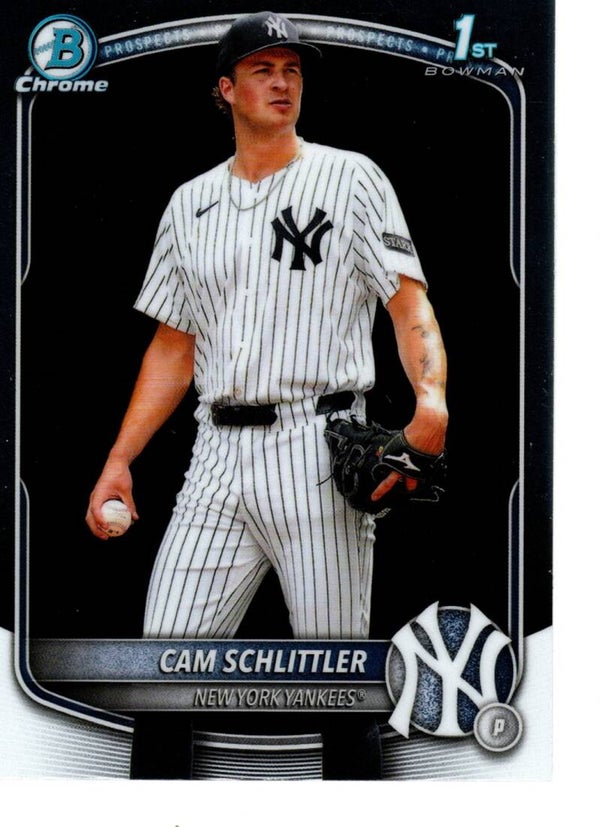 Bowman Chrome 2025 Prospects #BCP-166 Cam Schlittler, New York Yankees