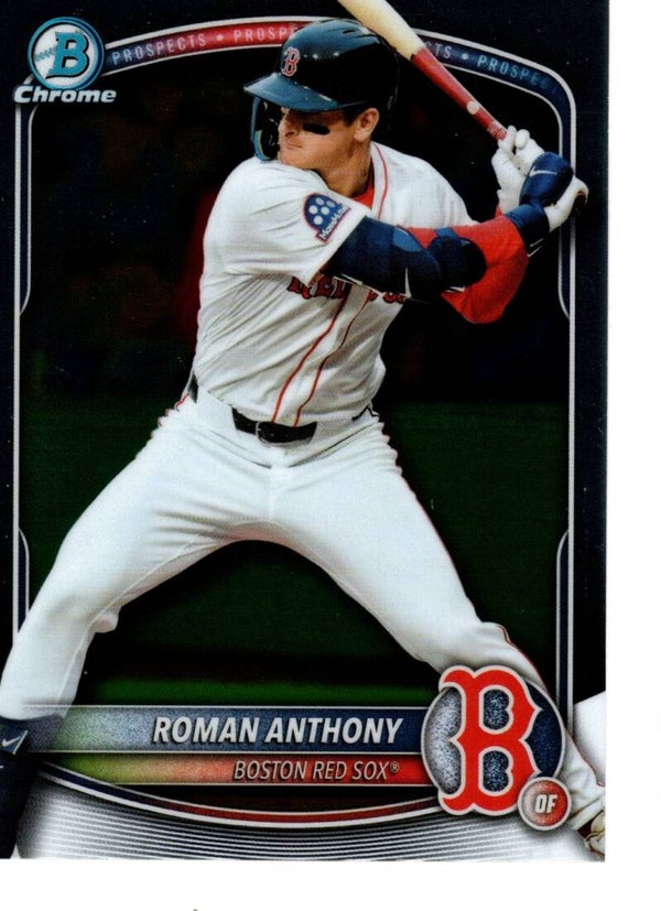 Bowman Chrome 2025 Prospects #BCP-167 Roman Anthony, Boston Red Sox
