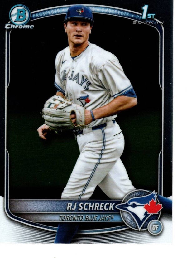Bowman Chrome 2025 Prospects #BCP-181 RJ Schreck, Toronto Blue Jays